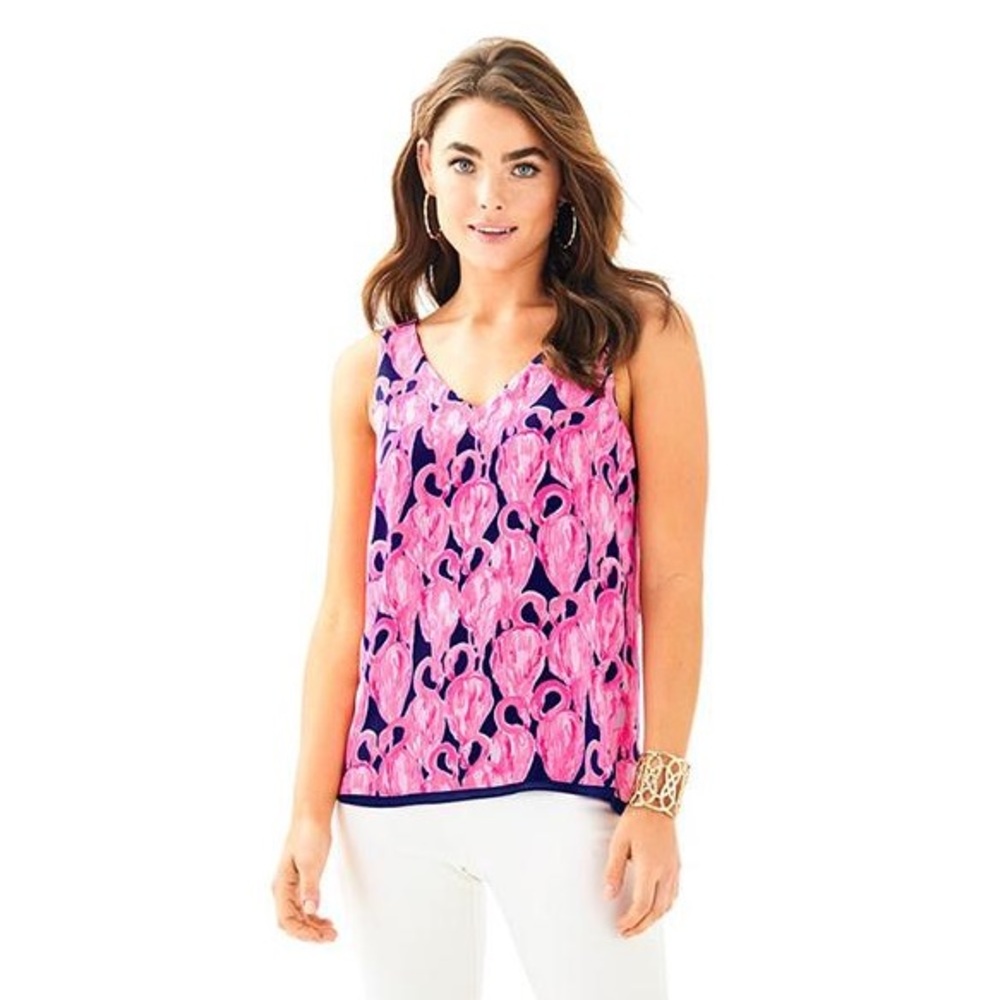 LILLY PULITZER Florin Reversible Sleeveless V-Neck Tank